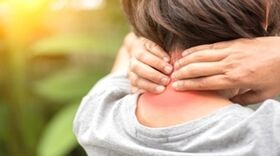 Dolor en la osteocondrosis en el cuello