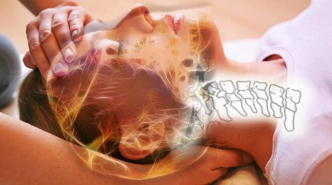 Cambios degenerativos en discos vertebrales para la osteocondosis cervical