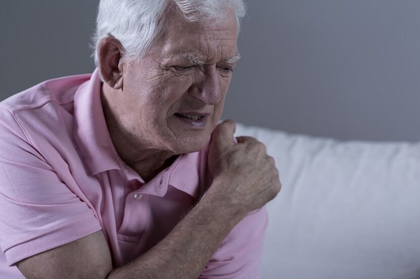 dolor debido a la artritis del hombro